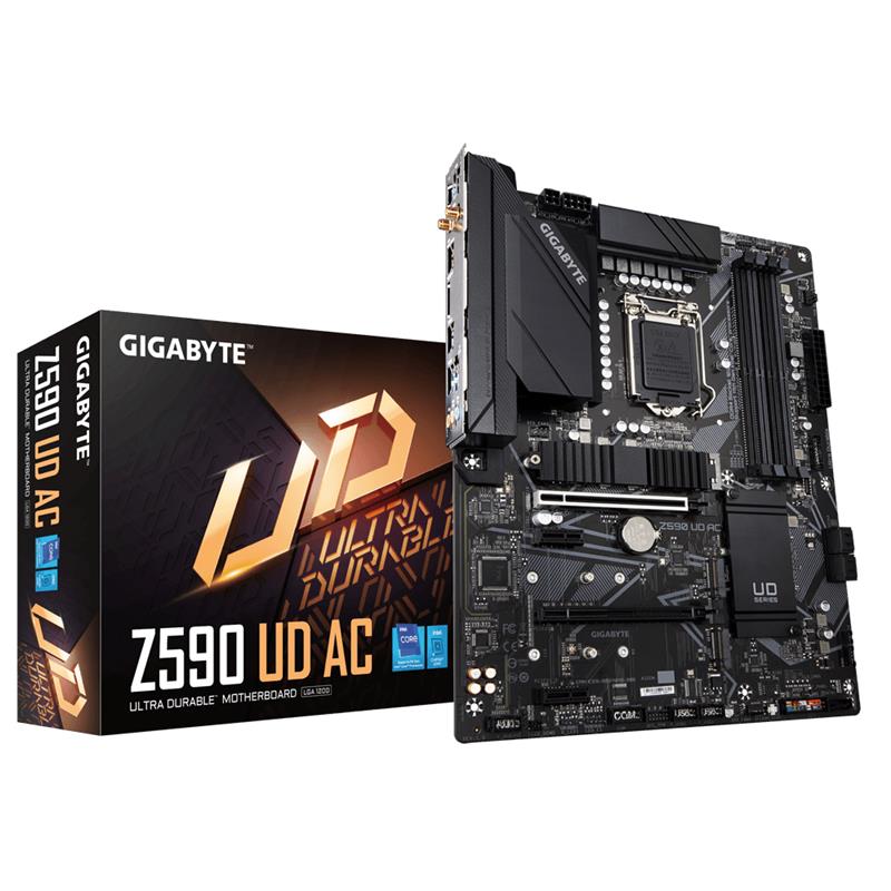 Gigabyte Z590 UD AC moederbord Intel Z590 LGA 1200 ATX