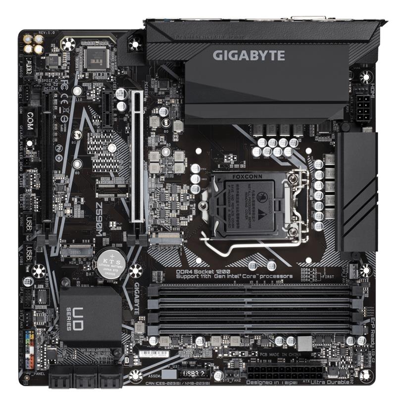 Gigabyte Z590M moederbord Intel Z590 Express LGA 1200 micro ATX