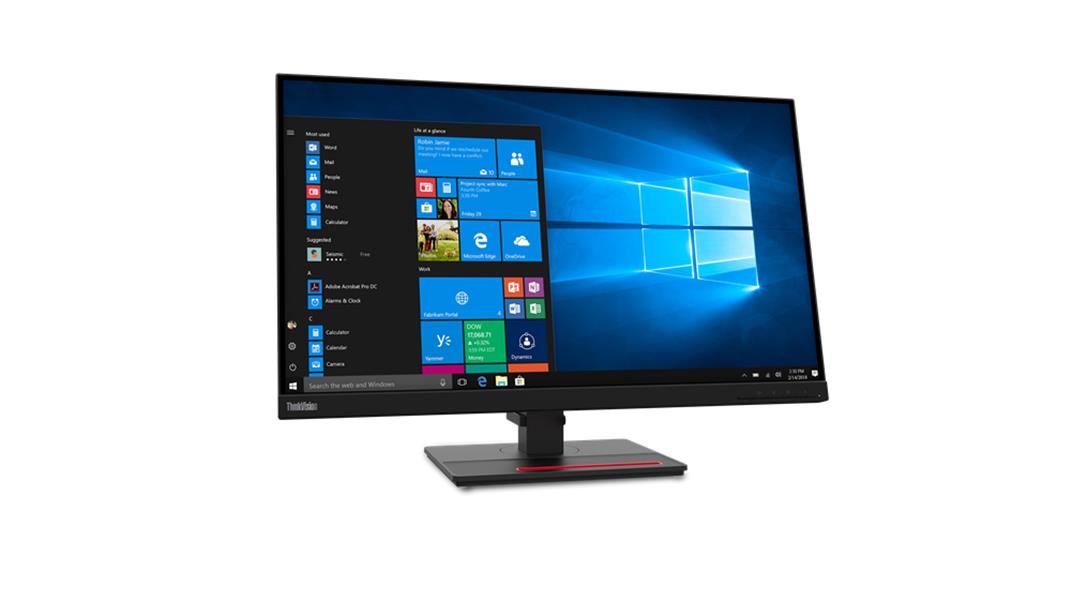 Lenovo ThinkVision T27h-2L 68,6 cm (27"") 2560 x 1440 Pixels Quad HD LED Zwart