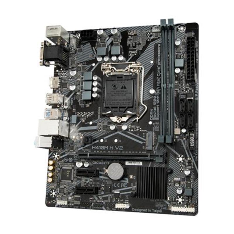 Gigabyte H410M H V2 moederbord Intel H410 LGA 1200 micro ATX