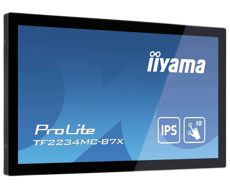 iiyama ProLite TF2234MC-B7X touch screen-monitor 54,6 cm (21.5"") 1920 x 1080 Pixels Multi-touch Multi-gebruiker Zwart