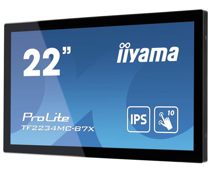 iiyama ProLite TF2234MC-B7X touch screen-monitor 54,6 cm (21.5"") 1920 x 1080 Pixels Multi-touch Multi-gebruiker Zwart
