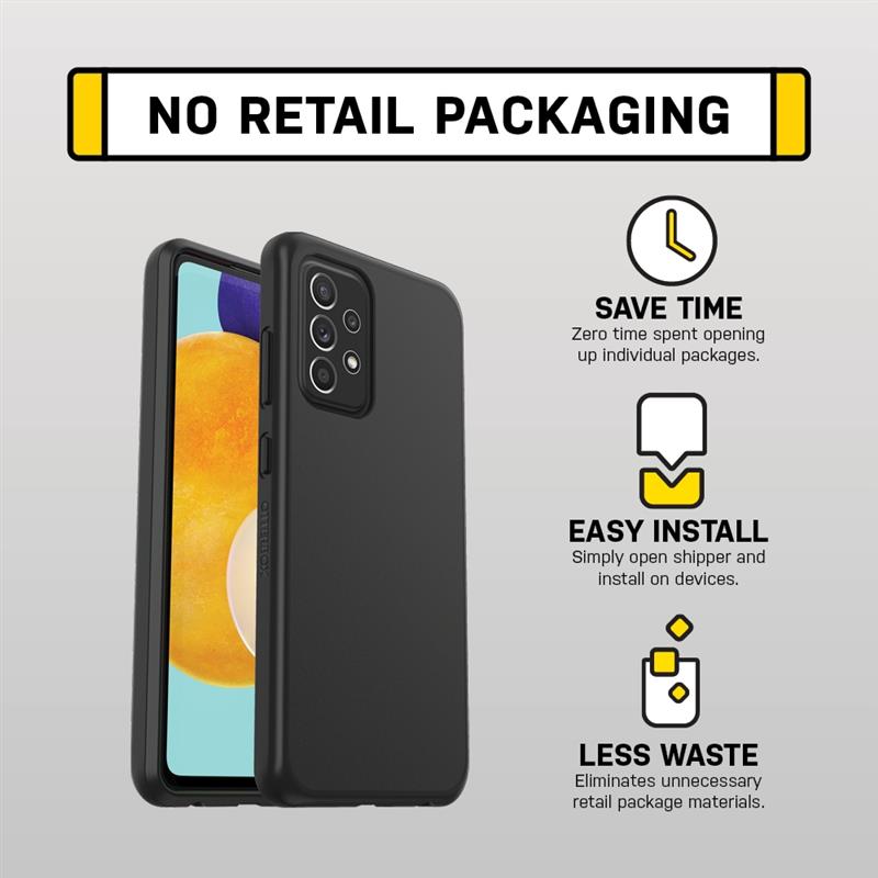 OtterBox React Series voor Samsung Galaxy A52/A52 5G, zwart - Geen retailverpakking