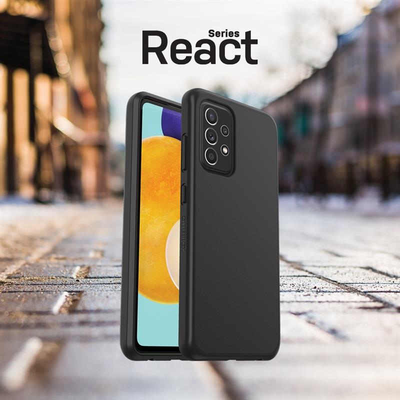 OtterBox React Series voor Samsung Galaxy A52/A52 5G, zwart - Geen retailverpakking