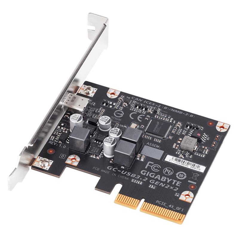 Gigabyte PCIe USB 3 2 Gen 2 3 1 Gen 2 Black Metallic PC