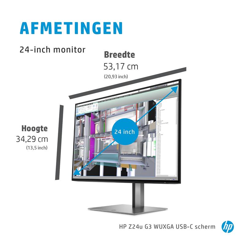 HP Z24u G3 WUXGA USB-C Display computer monitor