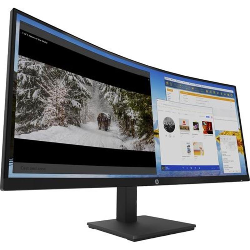 HP M34d computer monitor 86,4 cm (34"") 3440 x 1440 Pixels UltraWide Quad HD Zwart