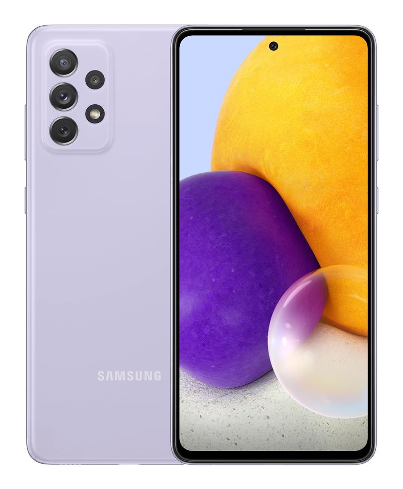 Samsung Galaxy A72 4G SM-A725F 17 cm (6.7"") Dual SIM Android 11 USB Type-C 6 GB 128 GB 5000 mAh Violet
