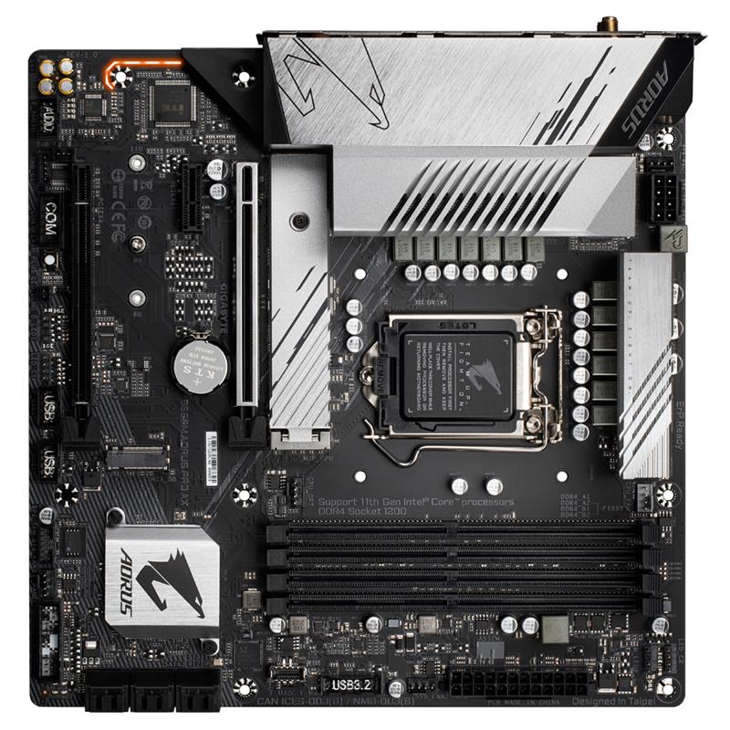 Gigabyte B560M AORUS PRO AX moederbord Intel B560 Express LGA 1200 micro ATX