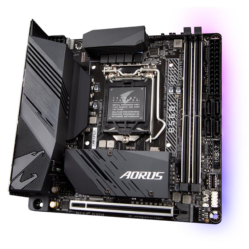 Gigabyte B560I AORUS PRO AX moederbord Intel B560 Express LGA 1200 mini ITX