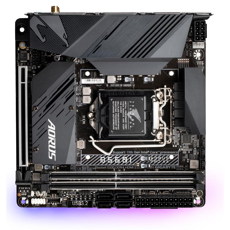 Gigabyte B560I AORUS PRO AX moederbord Intel B560 Express LGA 1200 mini ITX