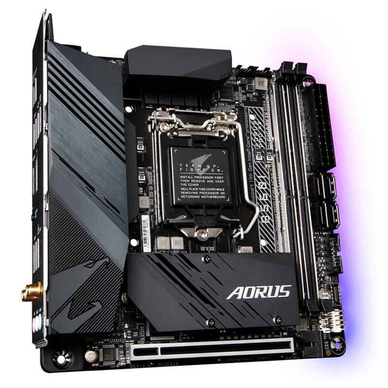 Gigabyte B560I AORUS PRO AX moederbord Intel B560 Express LGA 1200 mini ITX