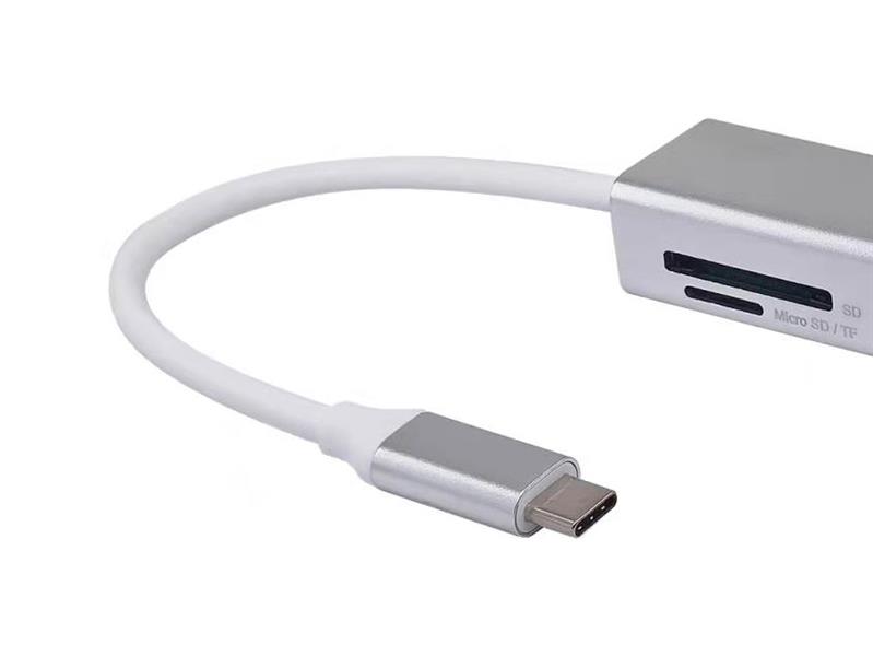 Equip 133480 interface hub USB 3.2 Gen 1 (3.1 Gen 1) Type-C 5000 Mbit/s Zilver