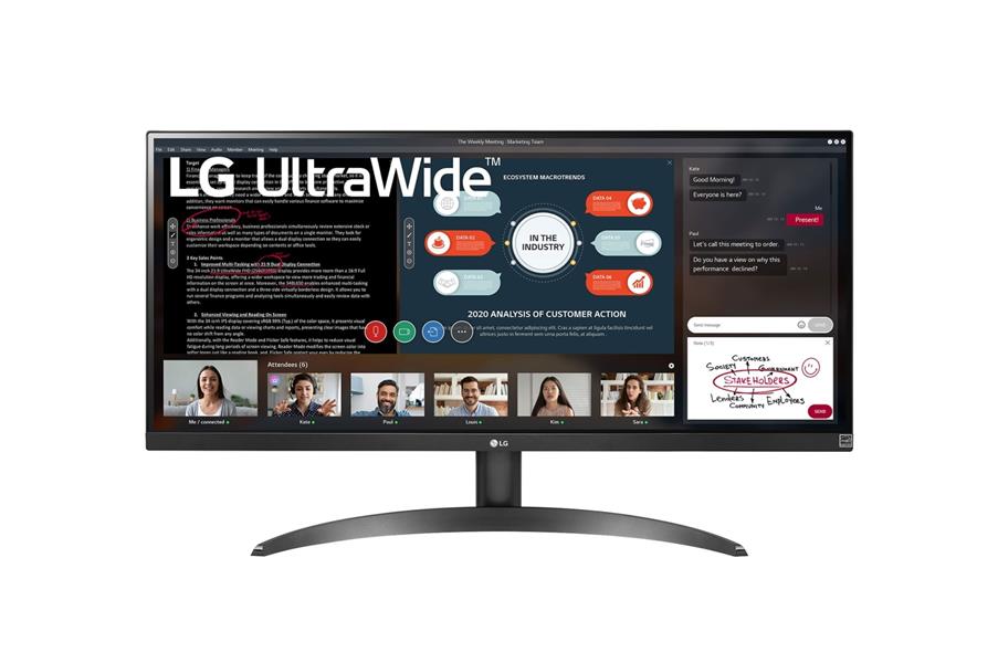 LG 29WP500-B 73,7 cm (29"") 2560 x 1080 Pixels UltraWide Full HD LED Zwart