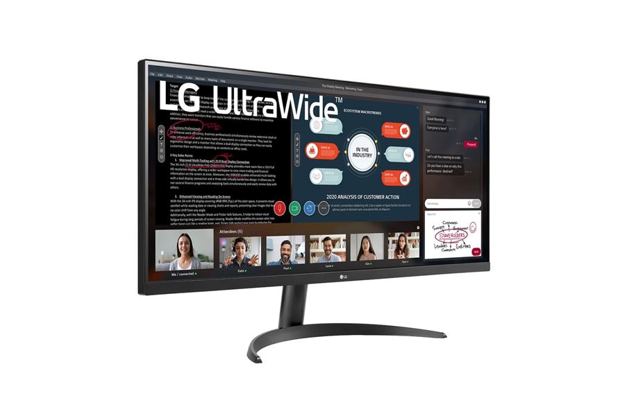 LG 34WP500-B computer monitor 86,4 cm (34"") 2560 x 1080 Pixels UltraWide Full HD LED Zwart