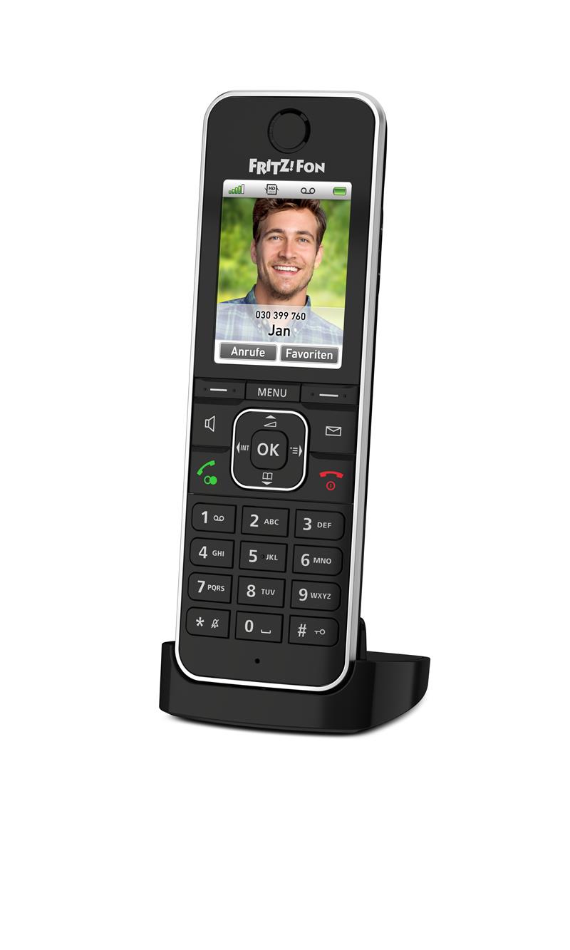 AVM 20002964 FRITZ!Fon C6 Black DECT-telefoon Nummerherkenning Zwart