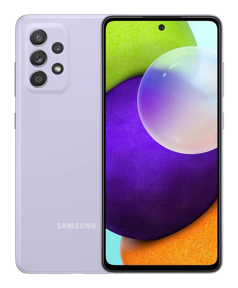 Samsung Galaxy A52 4G SM-A525F 16,5 cm (6.5"") Dual SIM Android 11 USB Type-C 6 GB 128 GB 4500 mAh Violet