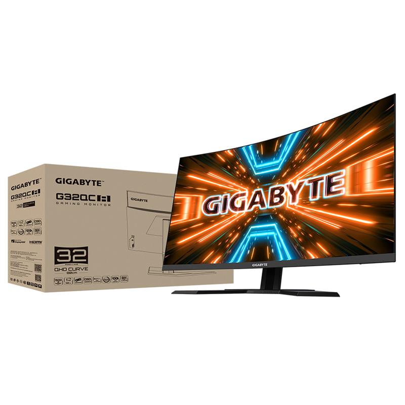 Gigabyte G32QC A computer monitor 80 cm (31.5"") 2560 x 1440 Pixels 2K Ultra HD LED Zwart