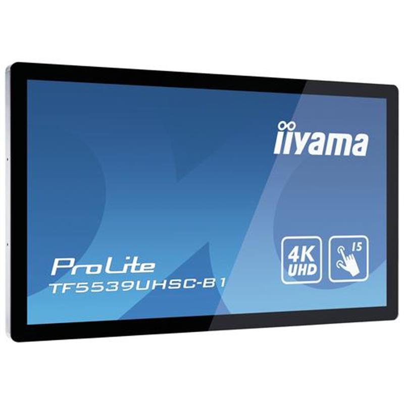 iiyama ProLite TF5539UHSC-B1AG computer monitor 139,7 cm (55"") 3840 x 2160 Pixels 4K Ultra HD LED Touchscreen Multi-gebruiker Zwart