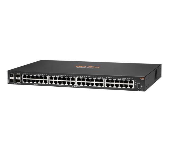 Aruba 6000 48G 4SFP Managed L3 Gigabit Ethernet (10/100/1000) 1U RETURNED