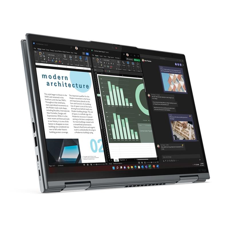 Lenovo ThinkPad X1 Yoga i7-1355U Hybride (2-in-1) 35,6 cm (14"") Touchscreen WUXGA Intel® Core™ i7 16 GB LPDDR5-SDRAM 512 GB SSD Wi-Fi 6E (802.11ax) W