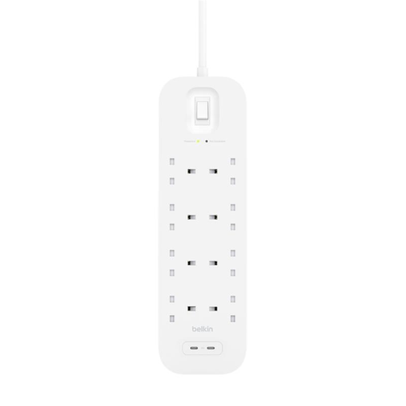 Belkin Connect Wit 8 AC-uitgang(en) 2 m