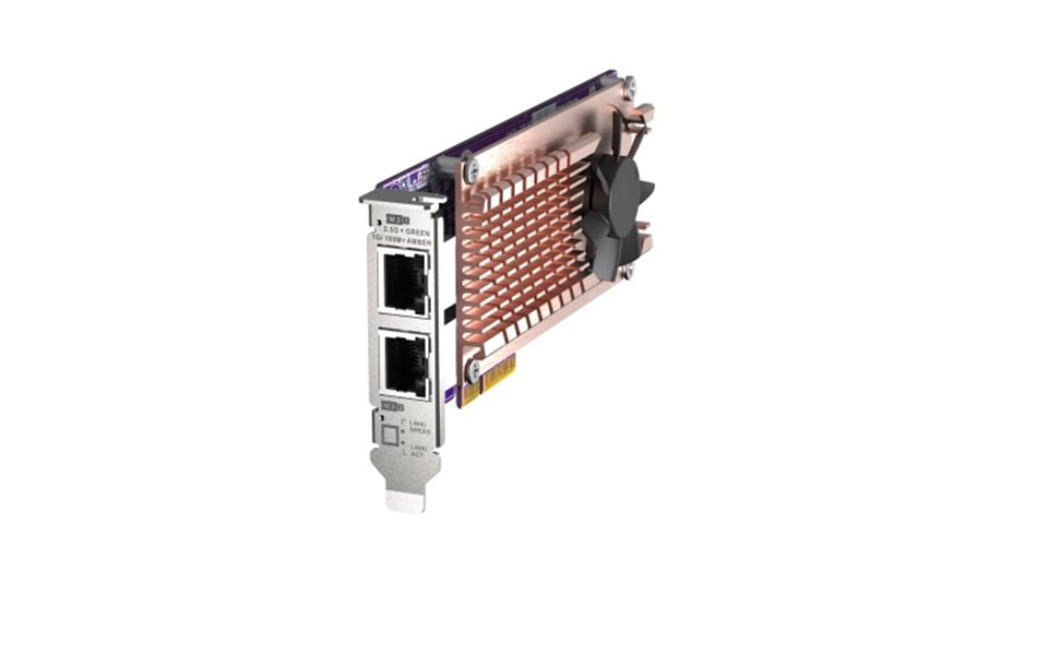 QNAP QM2-2P2G2T netwerkkaart Intern Ethernet 2500 Mbit/s