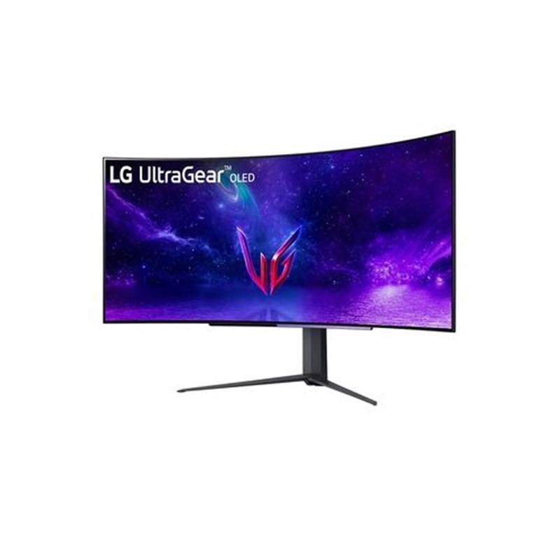 LG 45GR95QE-B computer monitor 113 cm (44.5"") 3440 x 1440 Pixels Wide Quad HD OLED Zwart