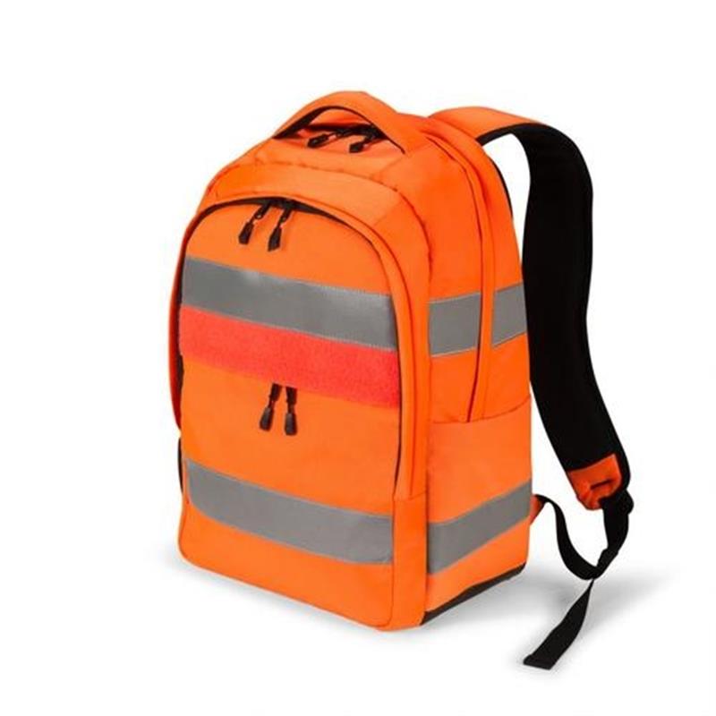 Dicota Hi-Vis rugzak Oranje Polyethyleentereftalaat PET Thermoplastic polyurethaan TPU 