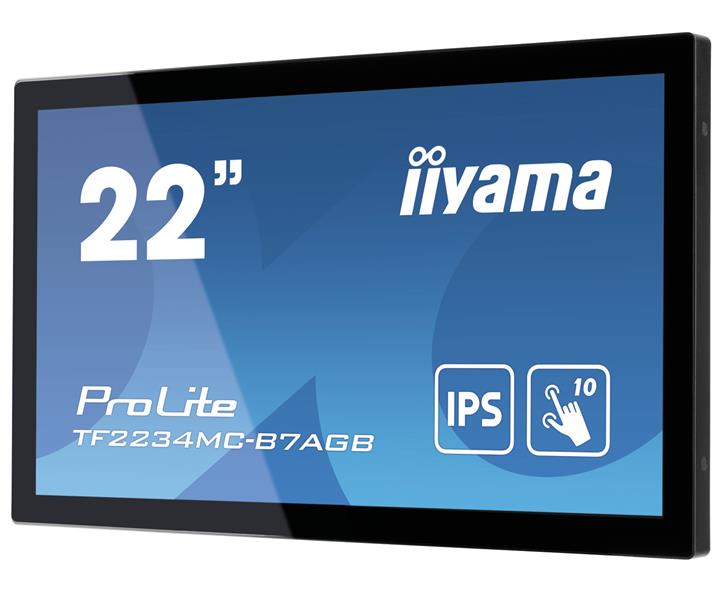 iiyama ProLite TF2234MC-B7AGB touch screen-monitor 54,6 cm (21.5"") 1920 x 1080 Pixels Multi-touch Multi-gebruiker Zwart
