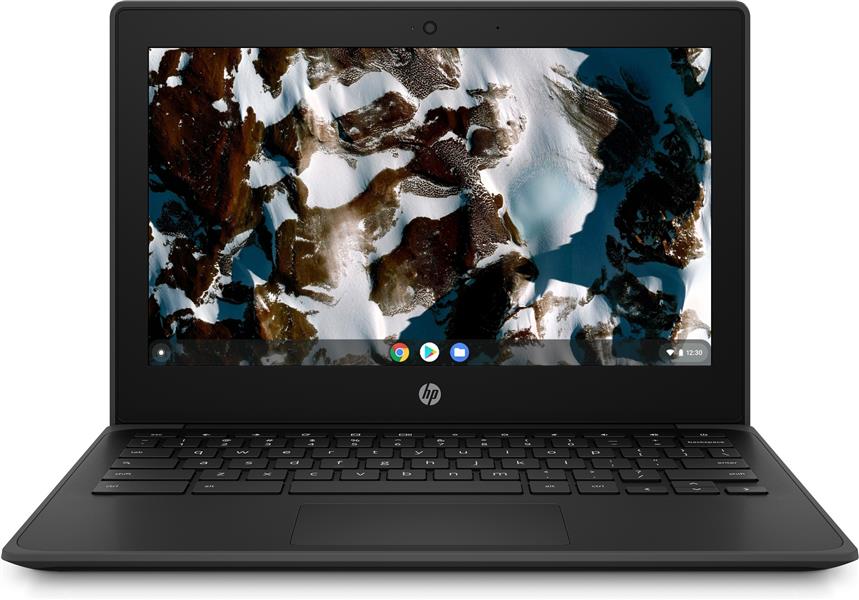 HP Chromebook 11 G9 29,5 cm (11.6"") Touchscreen HD Intel® Celeron® N5100 4 GB LPDDR4x-SDRAM 32 GB eMMC Wi-Fi 6 (802.11ax) ChromeOS Zwart