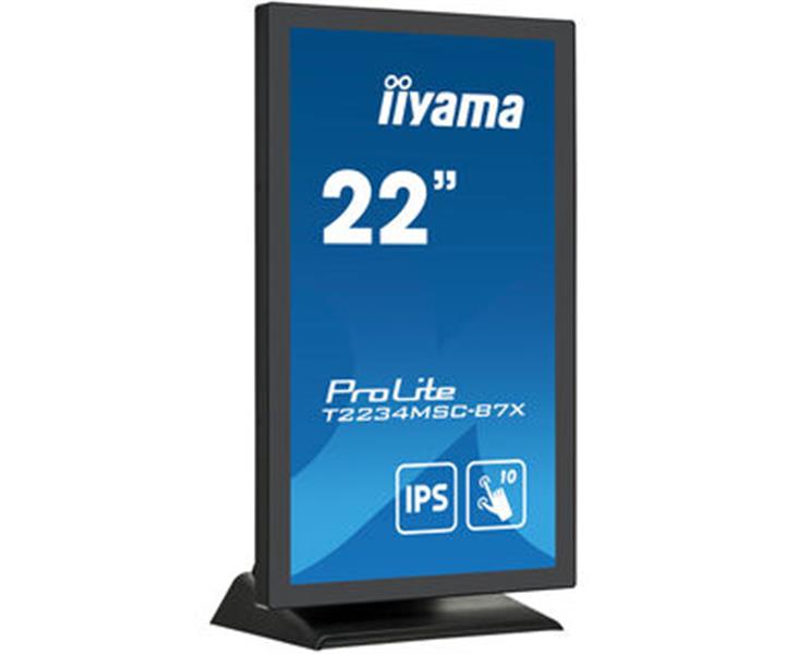 iiyama ProLite T2234MSC-B7X touch screen-monitor 54,6 cm (21.5"") 1920 x 1080 Pixels Multi-touch Zwart