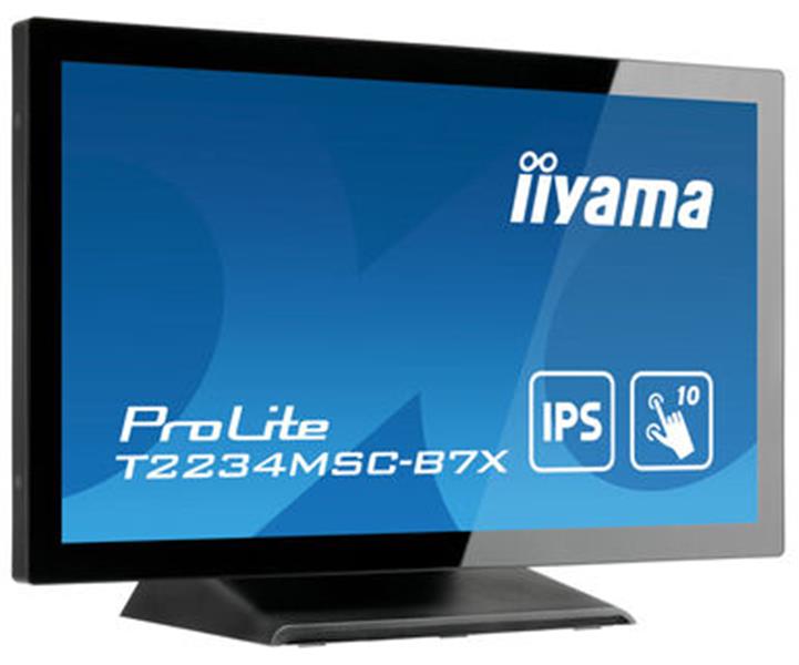 iiyama ProLite T2234MSC-B7X touch screen-monitor 54,6 cm (21.5"") 1920 x 1080 Pixels Multi-touch Zwart