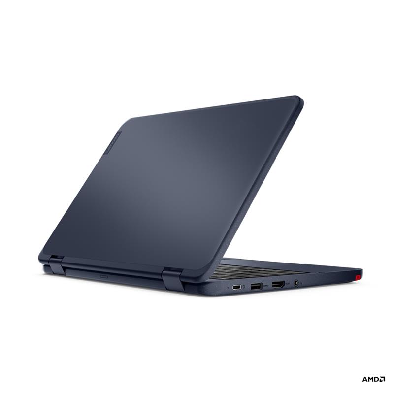 Lenovo 300w 3015e Hybride (2-in-1) 29,5 cm (11.6"") Touchscreen HD 4 GB DDR4-SDRAM 64 GB eMMC Wi-Fi 5 (802.11ac) Windows 11 SE Blauw