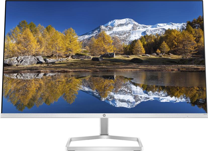 HP M27fq 68,6 cm (27"") 2560 x 1440 Pixels Quad HD LED Zilver, Zwart