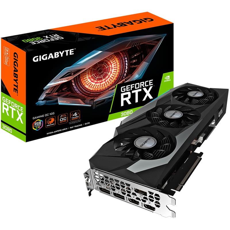 GIGABYTE GeForce RTX 3080 Gaming OC 10G LHR 10240 MB GDDR6X