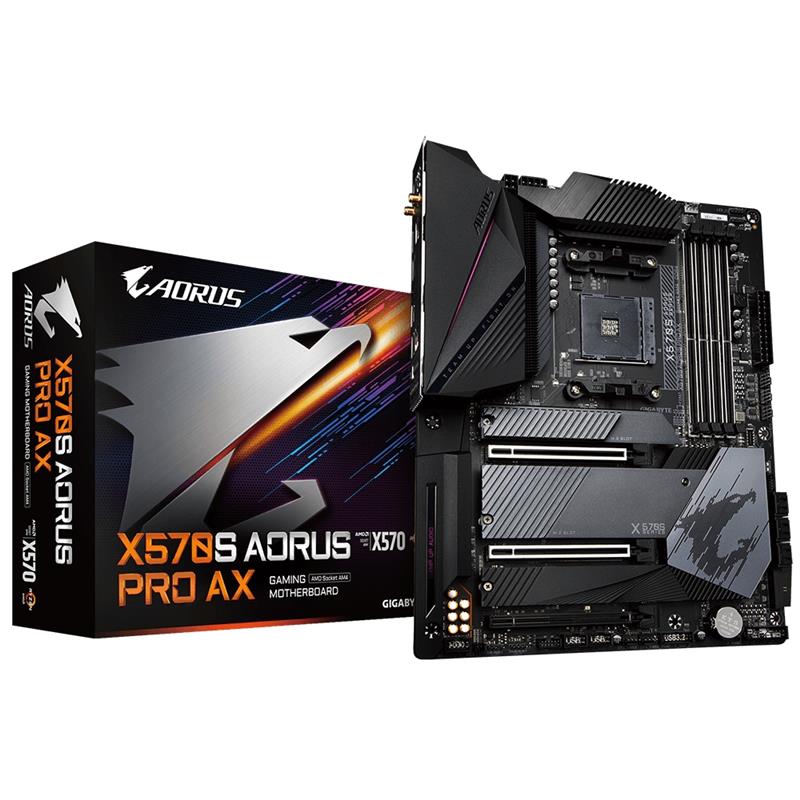 Gigabyte X570S AORUS PRO AX moederbord AMD X570 Socket AM4 ATX