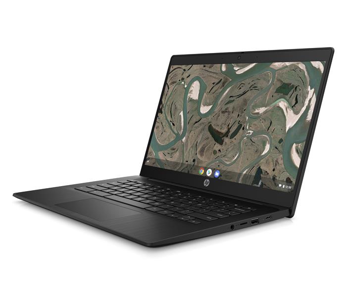 HP Chromebook 14 G7 N5100 35,6 cm (14"") Touchscreen Full HD Intel® Celeron® 4 GB LPDDR4x-SDRAM 32 GB eMMC Wi-Fi 6 (802.11ax) Chrome OS Zwart
