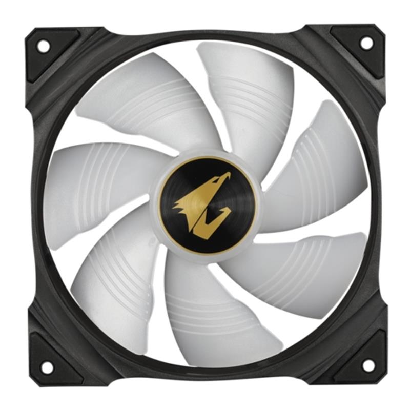 Gigabyte AORUS 120 ARGB Universeel Ventilator 12 cm Zwart, Wit 1 stuk(s)