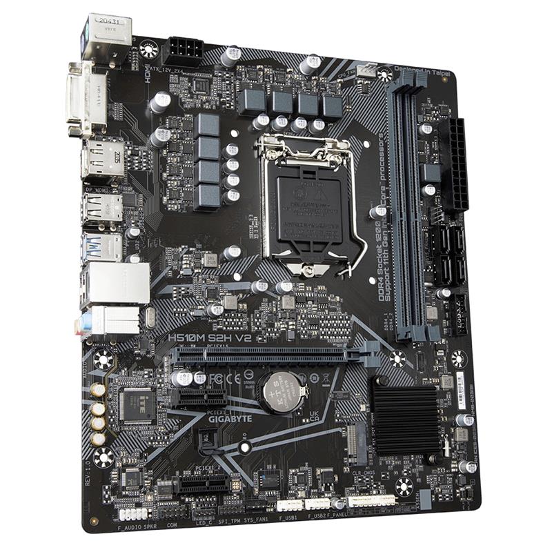 Gigabyte H510M S2H V2 moederbord Intel H510 Express LGA 1200 micro ATX