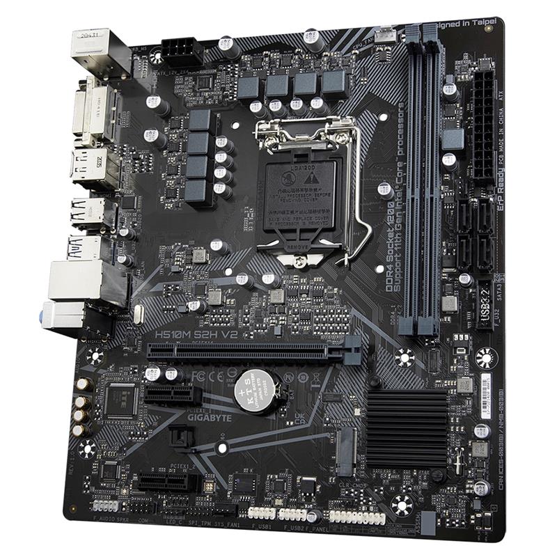 Gigabyte H510M S2H V2 moederbord Intel H510 Express LGA 1200 micro ATX