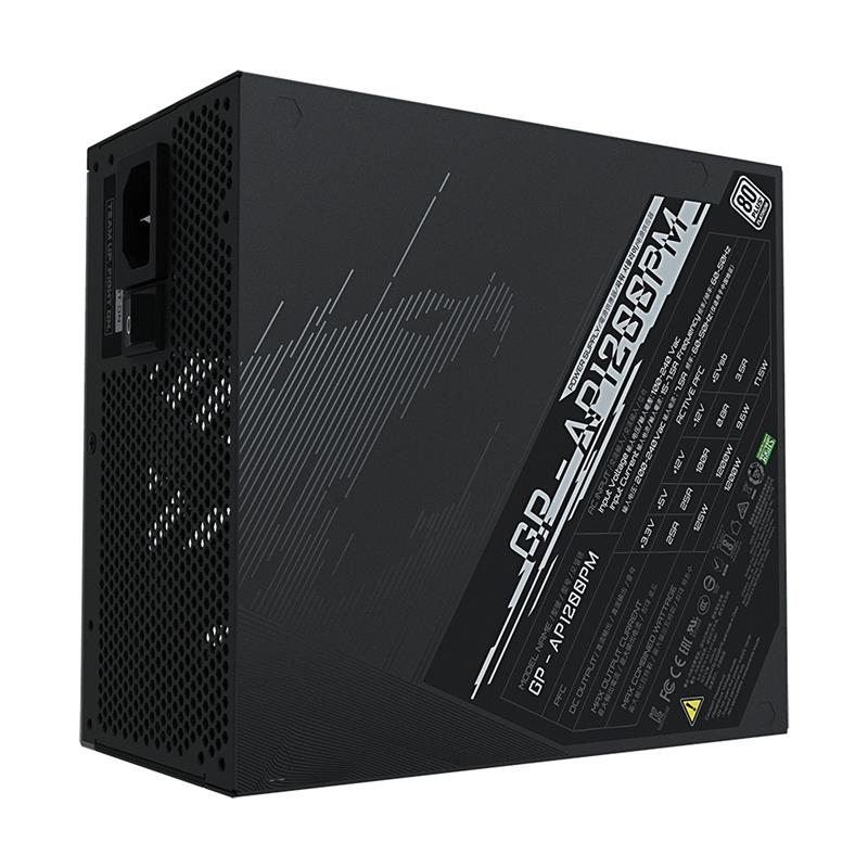 Gigabyte AORUS P1200W power supply unit 1200 W 20+4 pin ATX ATX Zwart