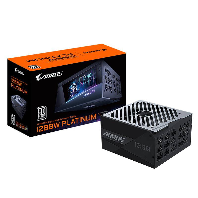 Gigabyte AORUS P1200W power supply unit 1200 W 20+4 pin ATX ATX Zwart