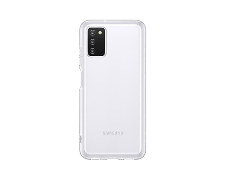 Samsung EF-QA038TTEGEU mobiele telefoon behuizingen 16,5 cm (6.5"") Hoes Transparant