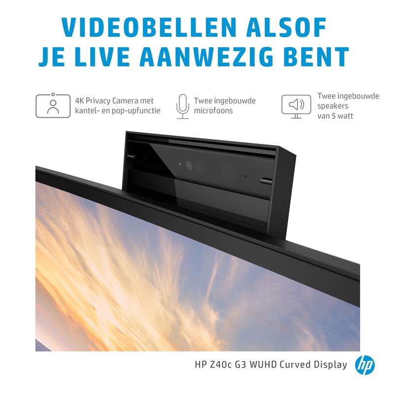 HP Z40c G3 100,8 cm (39.7"") 5120 x 2160 Pixels UltraWide 5K HD LED Zwart, Zilver