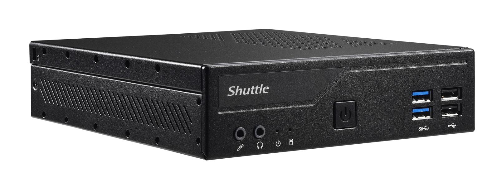 Shuttle XP? slim DH410C 1,35L maat pc Zwart Intel H410 LGA 1200 (Socket H5)