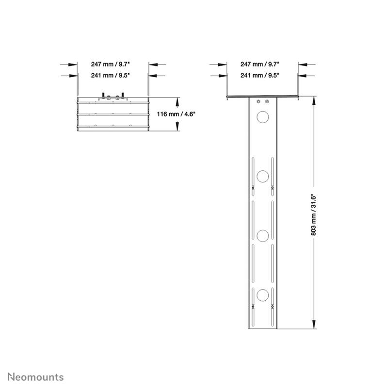 Neomounts by Newstar multimedia steun