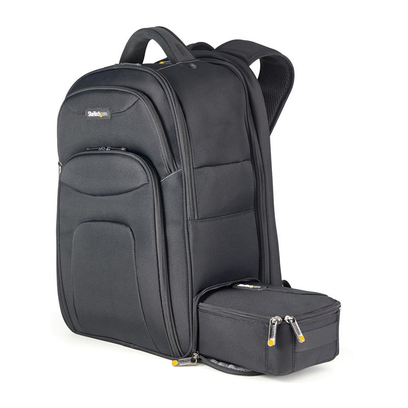 StarTech.com 17.3"" Laptop Rugzak met Verwijderbare Opbergtas voor Accessoires, Professionele IT Tech Backpack, Werk/Reizen/Pendelen, Ergonomische Com