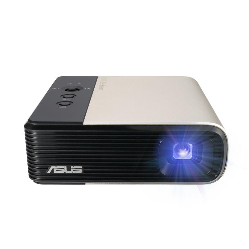 ASUS ZenBeam E2 beamer/projector Projector met normale projectieafstand 300 ANSI lumens DLP WVGA (854x480) Zwart, Goud