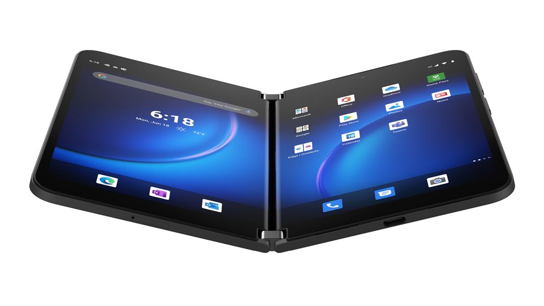 Microsoft Surface Duo 2 14,7 cm (5.8"") Dual SIM Android 11 5G USB Type-C 8 GB 256 GB 4449 mAh Zwart